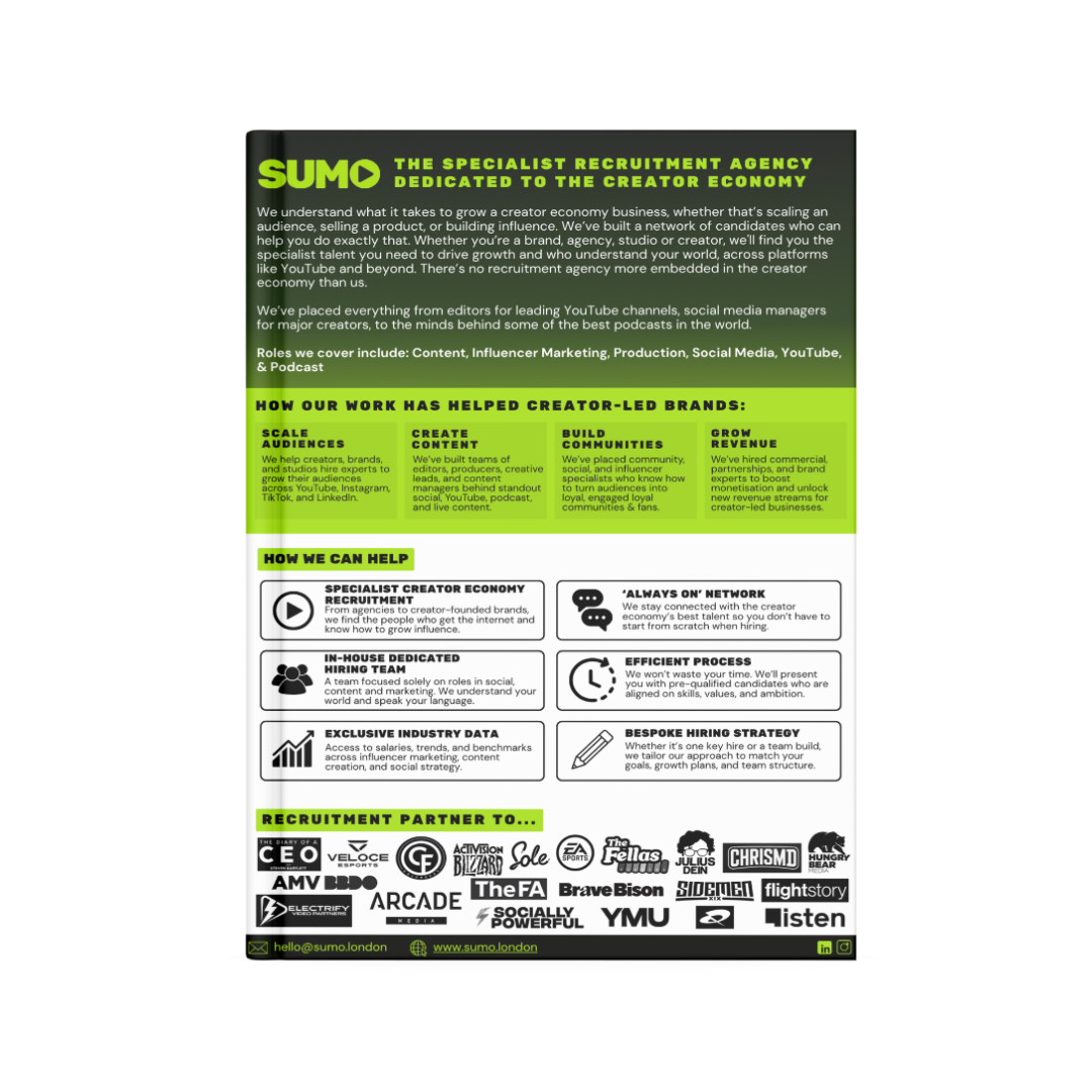 SUMO: Creator Economy | How We Work & The Journey